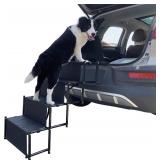 NEW $78 Folding Pet Stairs 4 Steps