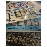 NEW 4pk Elvis License Plates