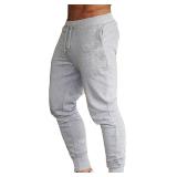 NEW-2Pcs Pants Mens Loose Fit Drawstring, XL size