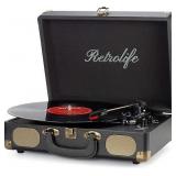 NEW $140 Vinyl Record Player