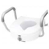 NEW-$88  Health Brands E-Z Lock Raised Toilet Seat