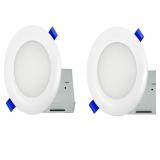 NEW $42 2PK LED Pot Lights 4'