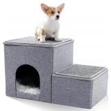 $60 Pet Steps with Toy Storage Condo