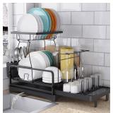 $43 (28.3x18.1') Black Dish Rack