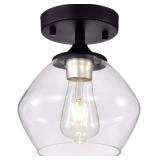 NEW-$50 Ceiling Lighting Fixture Matte Black