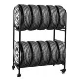 $199 (41.7x56.6') Black Tire Rack