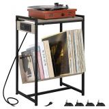 NEW $52 Record Player Stand with Vinyl Storage