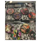 NEW 2pk Bad Bunz Anime Buttons 4pc set