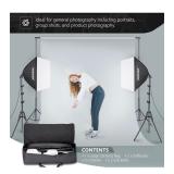 NEW $160 (24x24') 2-Pack  Softbox Lighting Kit