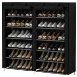 NEW-$40 Shoe Rack Portable Storage Free