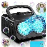 NEW Big Bubble Blower Machine & Packs-18,000 a Min