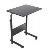 $60 soges Adjustable Mobile Bed Table 23.6inches