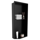 $193 24x12ï¿½ Shower Niche Black