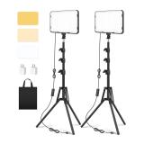 NEW $54 LED Video Photography Lighting Kit 2PK