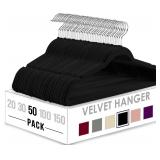 $32 50PK Non Slip Velvet Hangers