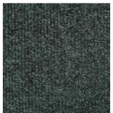 New $71--18"X18" Ribbed Carpet Tile(Gray)