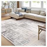 $123 Area Rugs (5.2 x 6.5 ft, Gray/Beige)