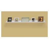 NEW $87 58" L Shape Picture Shelf