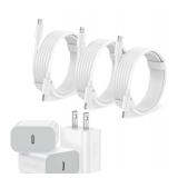 iPhone Charger Fast Charging 3-Pack