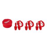 NEW Milwaukee Tool Corded Red Earplugs 3-Pack