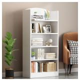 $109 5-Shelf Bookcase Black