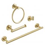 NEW $60 Gold Towel Holder Set 4PK