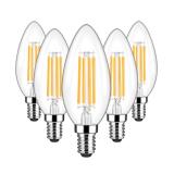 5PK E12 Candelabra LED Bulbs