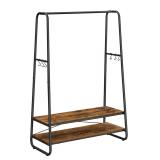 NEW $130 Clothes Rack with 2 Shelves