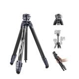 $220 NEEWER 62" Travel Tripod Carbon Fiber