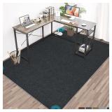 $76 Office Chair Mat-55" X 63" BLACK