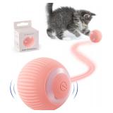 Interactive Cat Ball Toy Pink