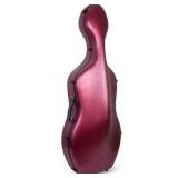 New $708 ---4/4 Cello Case(Rosey Red)