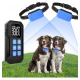 NEW $190 2-in-1 Wireless Dog Fence w/2 Collars