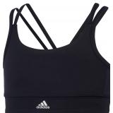 New Adidas Girls Strappy Bra-M BLACK