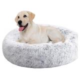 $60 Donut Pet Bed Light Grey