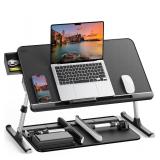 NEW $72 Laptop Bed Tray Desk Black