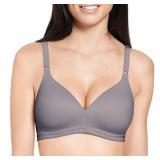 New $51 Women Paded Wire-Free Bra(Silver-36C)