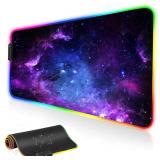 NEW RGB Mouse Pad XXL 80cmx30cm Galaxy