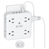 NEW  Multi Plug Outlet Extender with USB