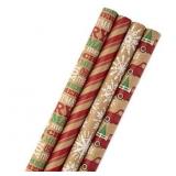 New Hallmark Wrapping Paper (Pck of 4, 88 Sq. Ft)