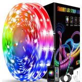 NEW $30 -100FT Smart LED Strip Lights w/Remote