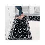 $40 2Pcs Anti Fatigue Kitchen Rug