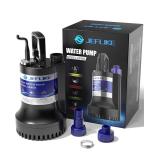 $70 JEFLIKE 1/3HP Sump Pump Submersible Water