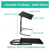 $70 Folding TV Tray Table 1Pack Black