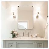 NEW $260 (24x36")  Metal Frame Wall Mirror