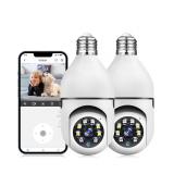 $36 2PCS Light Bulb Security Camera Wireless