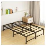 $170--- 14 Inch Metal Bed Frame Full BLACK