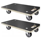 $80 Rectangle Wood Platform Dolly 2 pcs