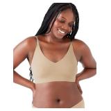 NEW $66 (M) Beige  Womens Convertible Strap Bra