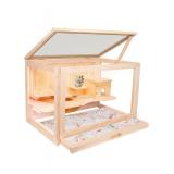 $170 CAWUWE Wooden Large Hamster Cage and Habitat